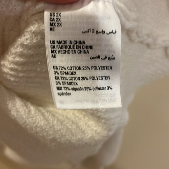 Style & Co Women’s White Pullover Sweater, Size 2X - Picture 4 of 6